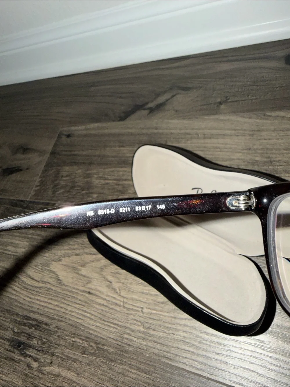 Ray-Ban Tortoiseshell Brown Rectangle Glasses